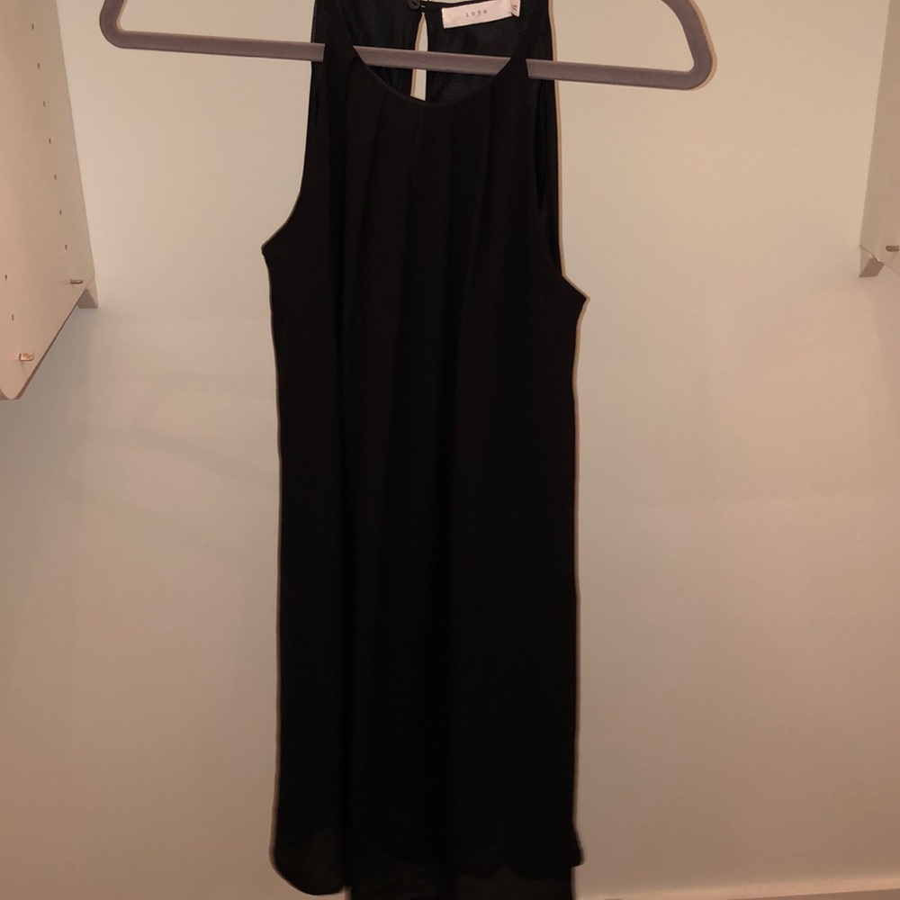 A black dress from Lush